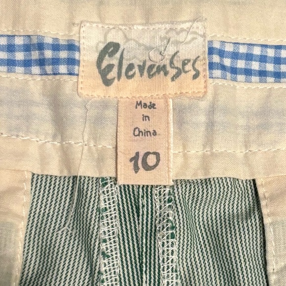 Anthropologie Elevenses Seersucker shorts. Size 10 - Picture 7 of 9